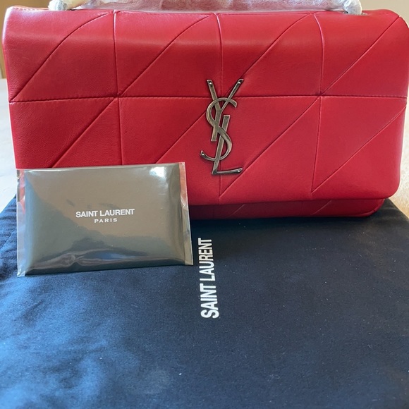 SAINT LAURENT Jamie Diamond-Quilted Chain Shoulder - Picture 7 of 10